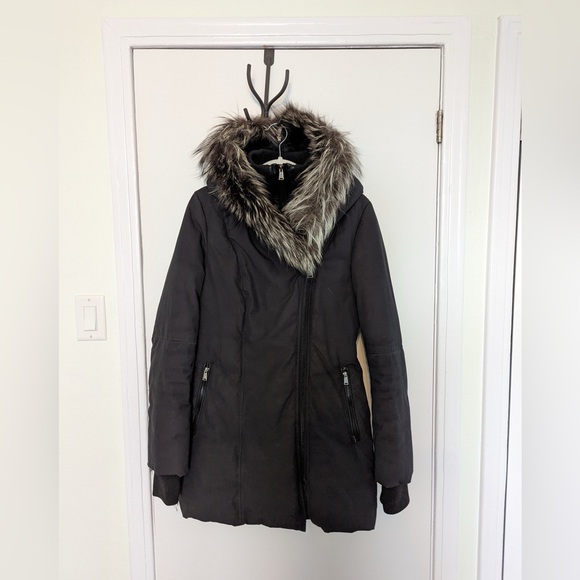 Sicily fur trimmed parka - size L - Picture 1 of 8